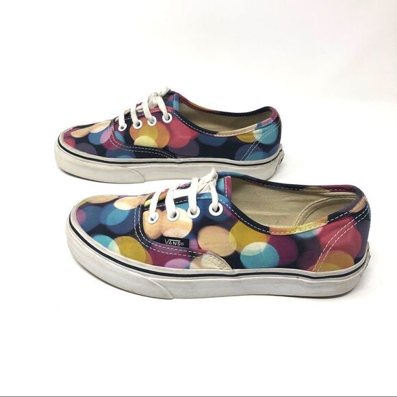 Vans Flashing Lights Authentic Lace Up Sneakers Size 5.5 - Picture 6 of 10